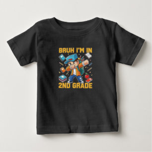 T-shirt Pour Bébé Frère, je suis en CE1 Garçons qui dabent Enfant qu