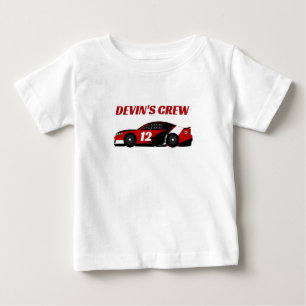 T-shirt Pour Bébé Frère ou sœur du garçon fêté Crew de voiture de co