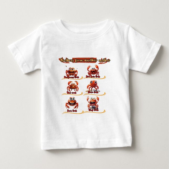 T-shirt Pour Bébé Frères d'une autre mère (Devant)
