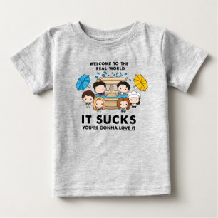 T-shirt Pour Bébé FRIENDS™   Bienvenue dans le monde réel Chibi