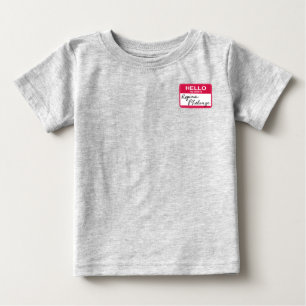 T-shirt Pour Bébé FRIENDS™ Bonjour, je m'appelle Régina Phalange