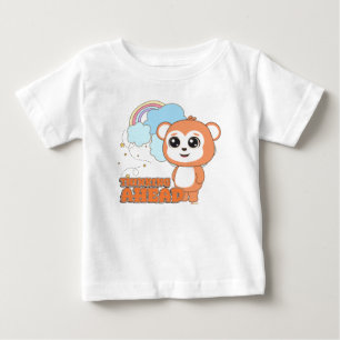 T-shirt Pour Bébé Frienz, un animal joyeux qui pense à l'avenir