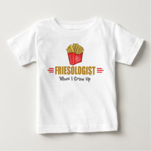 T-shirt Pour Bébé Fries de France amusantes