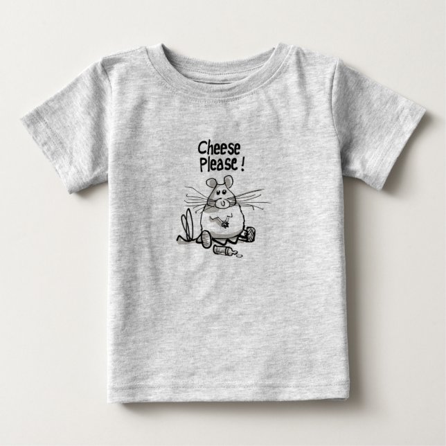 T-shirt Pour Bébé Fromage S'Il Vous Plaît ! (Devant)