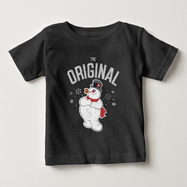 T-shirt Pour Bébé Frosty the Snowman™ | Le bébé d'origine (Devant)