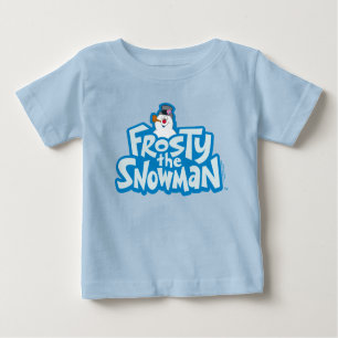T-shirt Pour Bébé Frosty the Snowman™   Logo empilé gelé