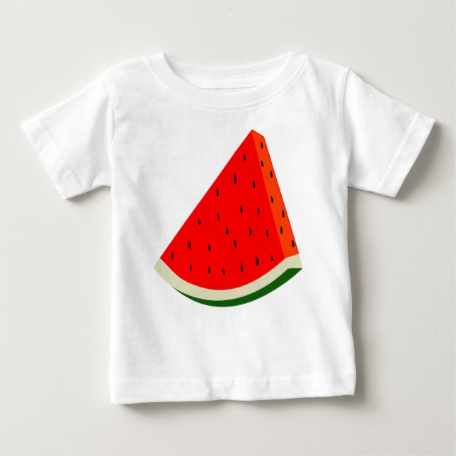 T-shirt Pour Bébé Fruit d'eau Fruit de coupe été (Devant)
