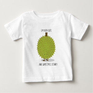T-shirt Pour Bébé Fruit Durian Très Mignonne Parfois Stinctif
