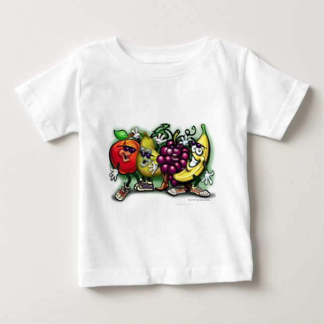 T-shirt Pour Bébé Fruits (Devant)