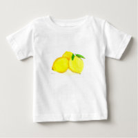 Fruits de citron jaune aquarelle Citrus moderne
