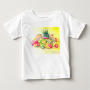 T-shirt Pour Bébé Fruits heureux