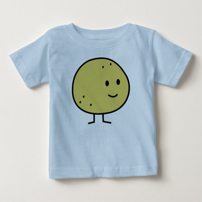 T-shirt Pour Bébé Fruits heureux de pamplemousse (Devant)