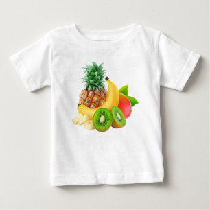 T-shirt Pour Bébé Fruits tropicaux