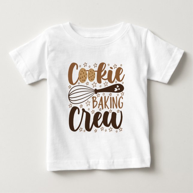 T-shirt Pour Bébé Fun Cookie Baking Creative (Devant)