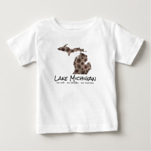 T-shirt Pour Bébé Fun Lake Michigan Great State State pétoskey rock