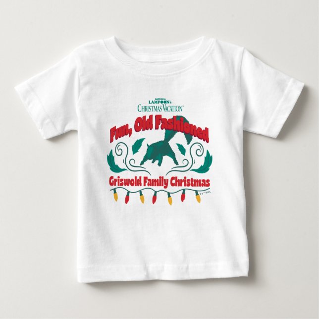 T-shirt Pour Bébé Fun, Old Fashioned Griswold Family Christmas (Devant)