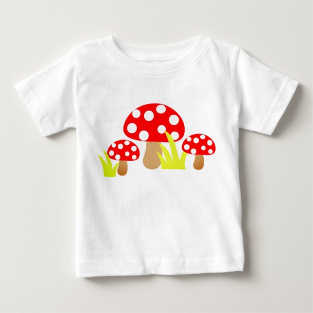 T-shirt Pour Bébé Fungus, champignon, plante (Devant)