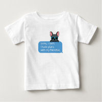 Funny Blue French Bulldog
