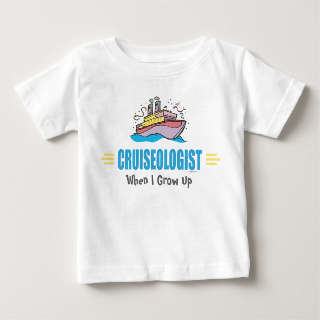 T-shirt Pour Bébé Funny Cruise Ship (Devant)