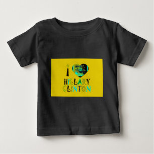 T-shirt Pour Bébé Funny Golden lovey Extraordinaire Hope Hillary pou