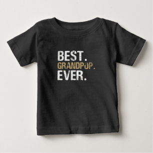 T-shirt Pour Bébé Funny Grandson   Meilleur grand-pop jamais