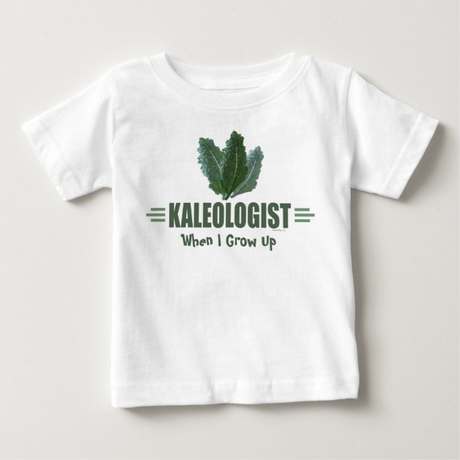 T-shirt Pour Bébé Funny Kale (Devant)