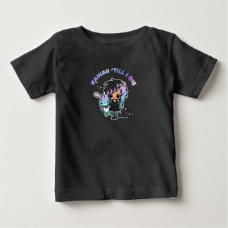 T-shirt Pour Bébé Funny Kawaii Pastel Goth Emo Gothique Chibi Anime 
