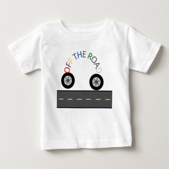T-shirt Pour Bébé Funny Kids White (Devant)