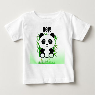 T-shirt Pour Bébé Funny Panda Lazy Panda Bear Pun Graphic