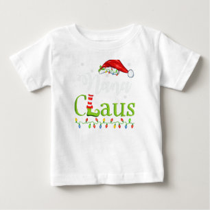 T-shirt Pour Bébé Funny Père Noël Nana Claus Famille de jumelage de