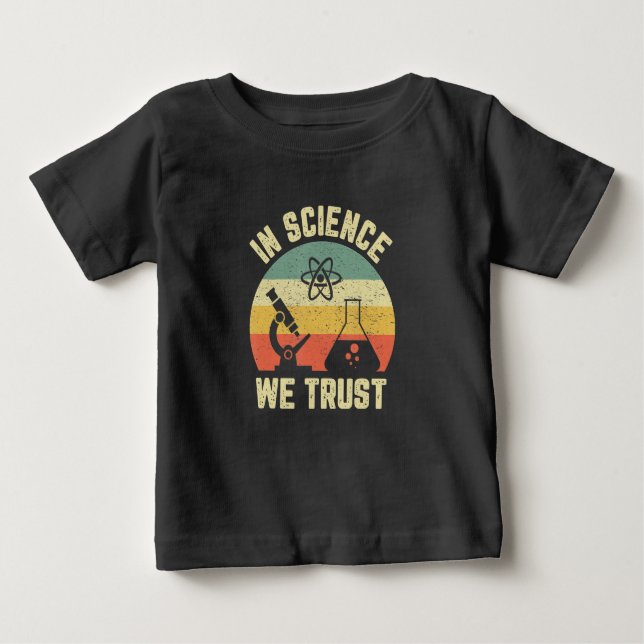 T-shirt Pour Bébé Funny Science Chemise Physique Biologie Don En Sci (Devant)