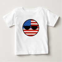 Funny Trending Geeky USA Countryball