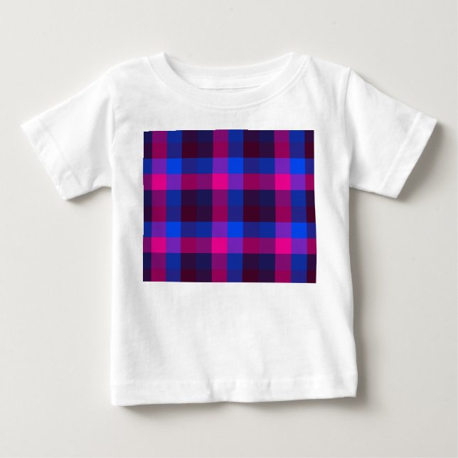 T-shirt Pour Bébé Fusion de mosaïque néon (Devant)