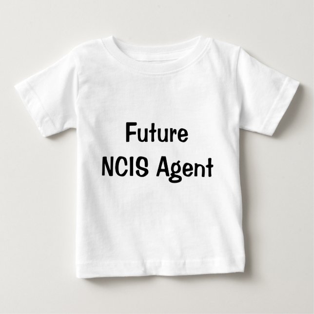 T-shirt Pour Bébé Futur agent de NCIS (Devant)