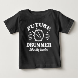 T-shirt Pour Bébé Futur Batteur Comme Mon Oncle