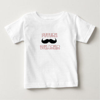 T-shirt Pour Bébé Futur bébé porteur de moustache