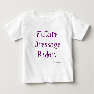 T-shirt Pour Bébé Futur cavalier De Dressage.