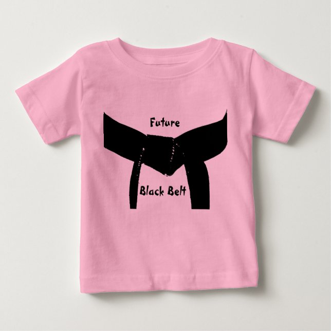 T-shirt Pour Bébé Futur ceinture noire des arts martiaux (Devant)