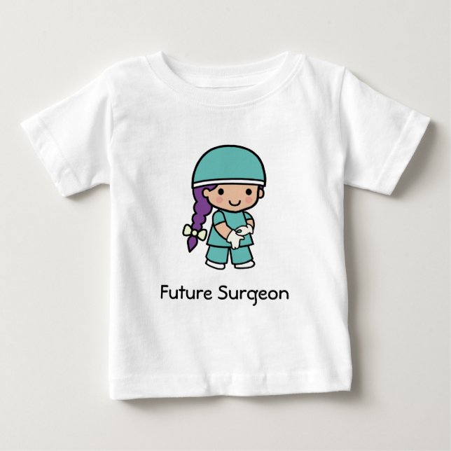 T-shirt Pour Bébé Futur chirurgien (Devant)