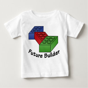 T-shirt Pour Bébé Futur constructeur - blocs constitutifs