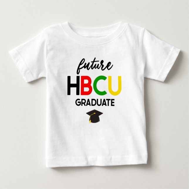 T-shirt Pour Bébé Futur diplômé du Collège HBCU (Devant)