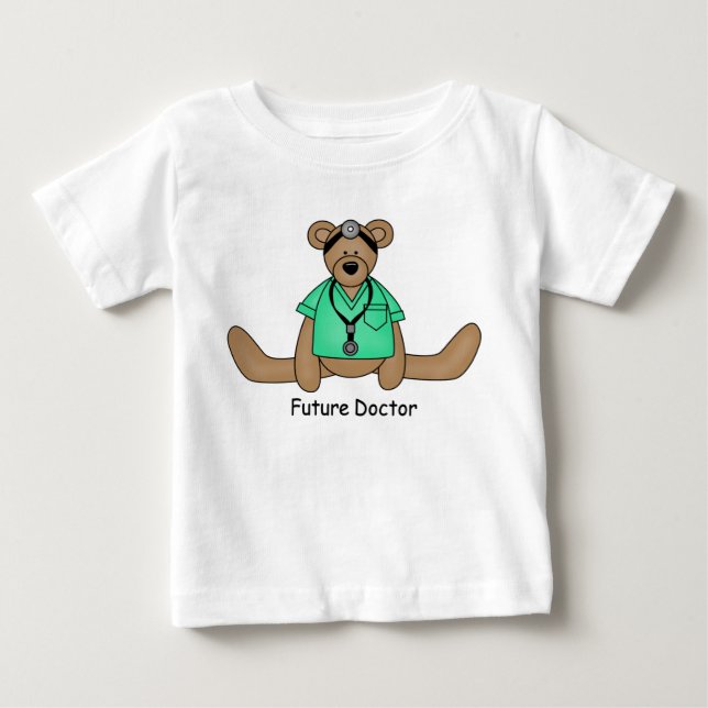T-shirt Pour Bébé Futur docteur (Devant)