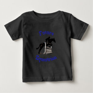 T-shirt Pour Bébé Futur enfant équestre