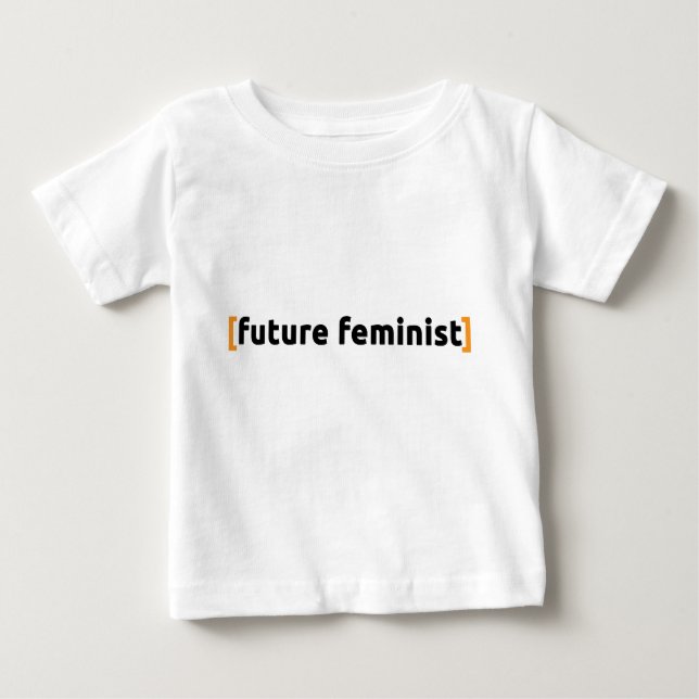 T-shirt Pour Bébé [futur féministe] (Devant)