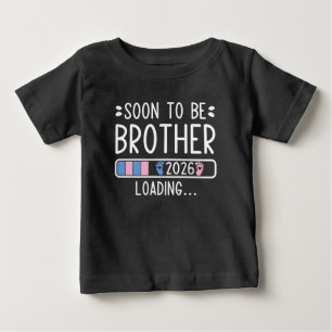 T-shirt Pour Bébé Futur Frère 2026 Vêtements pour l'Arrivée du Nouve