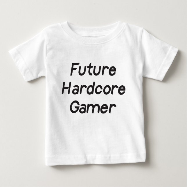 T-shirt Pour Bébé Futur Gamer inconditionnel (Devant)