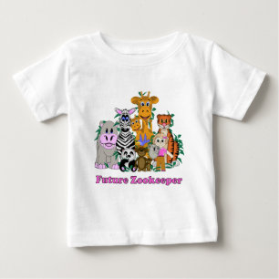 T-shirt Pour Bébé Futur gardienne de zoo