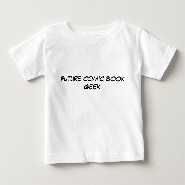 T-shirt Pour Bébé Futur geek de bande dessinée - bébé (Devant)