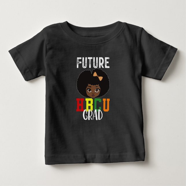 T-shirt Pour Bébé Futur HBCU Grad Girl Graduation Black College (Devant)