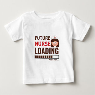 T-shirt Pour Bébé Futur Infirmière Chargement mignon do-it-yourself 